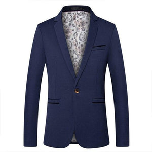 Mens Fashion Brand Blazer British's Style Casual Slim Fit Suit Jacket Male Blazers Men Coat Terno Masculino Plus Size 5XL