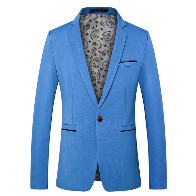 Mens Fashion Brand Blazer British's Style Casual Slim Fit Suit Jacket Male Blazers Men Coat Terno Masculino Plus Size 5XL